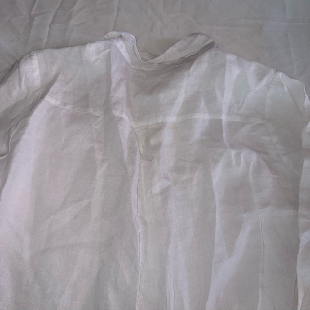 White Button-Up Shirt - Picture 7 of 7